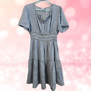 Lightweight Denim Mini Dress